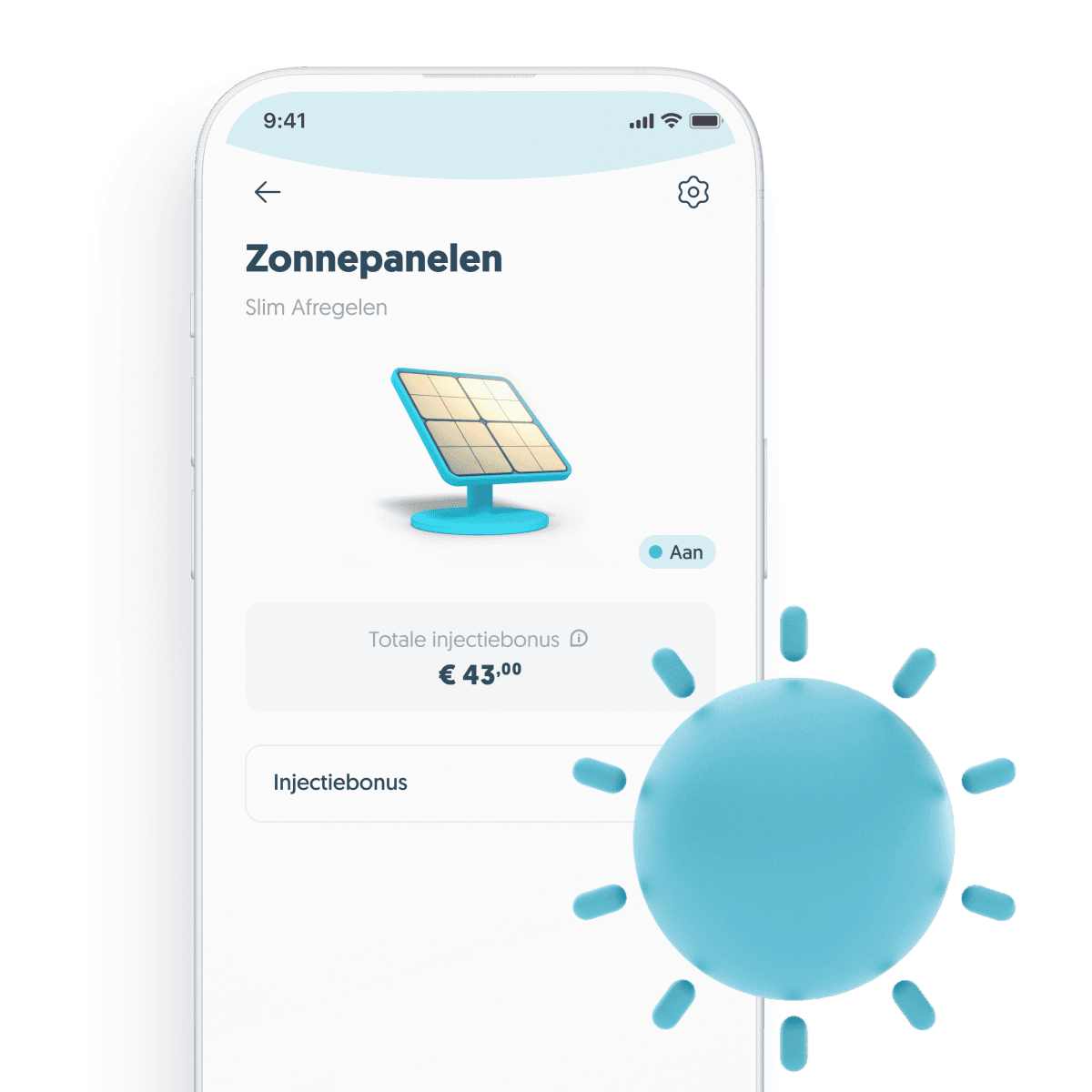Besparingen in de app
