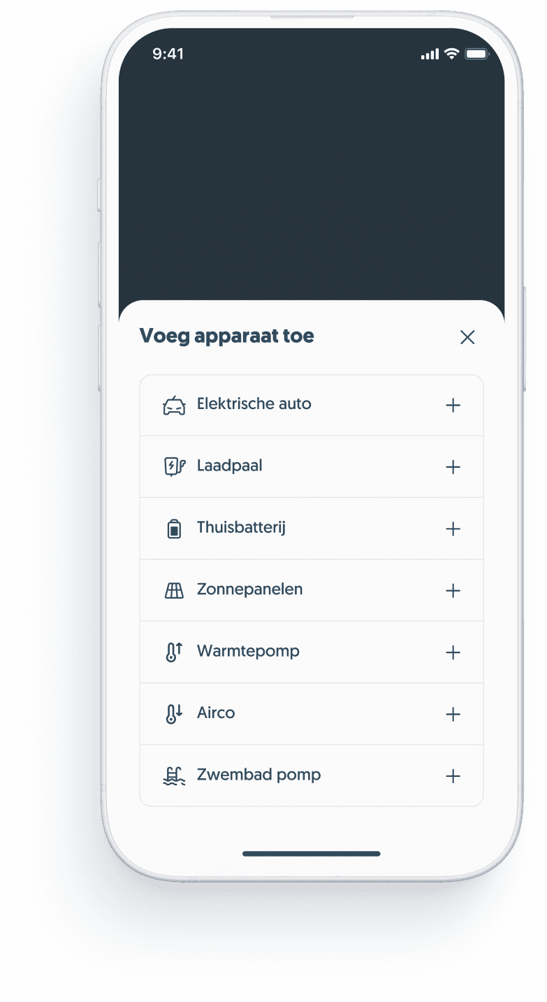 Voeg apparaten toe slim huis mockup