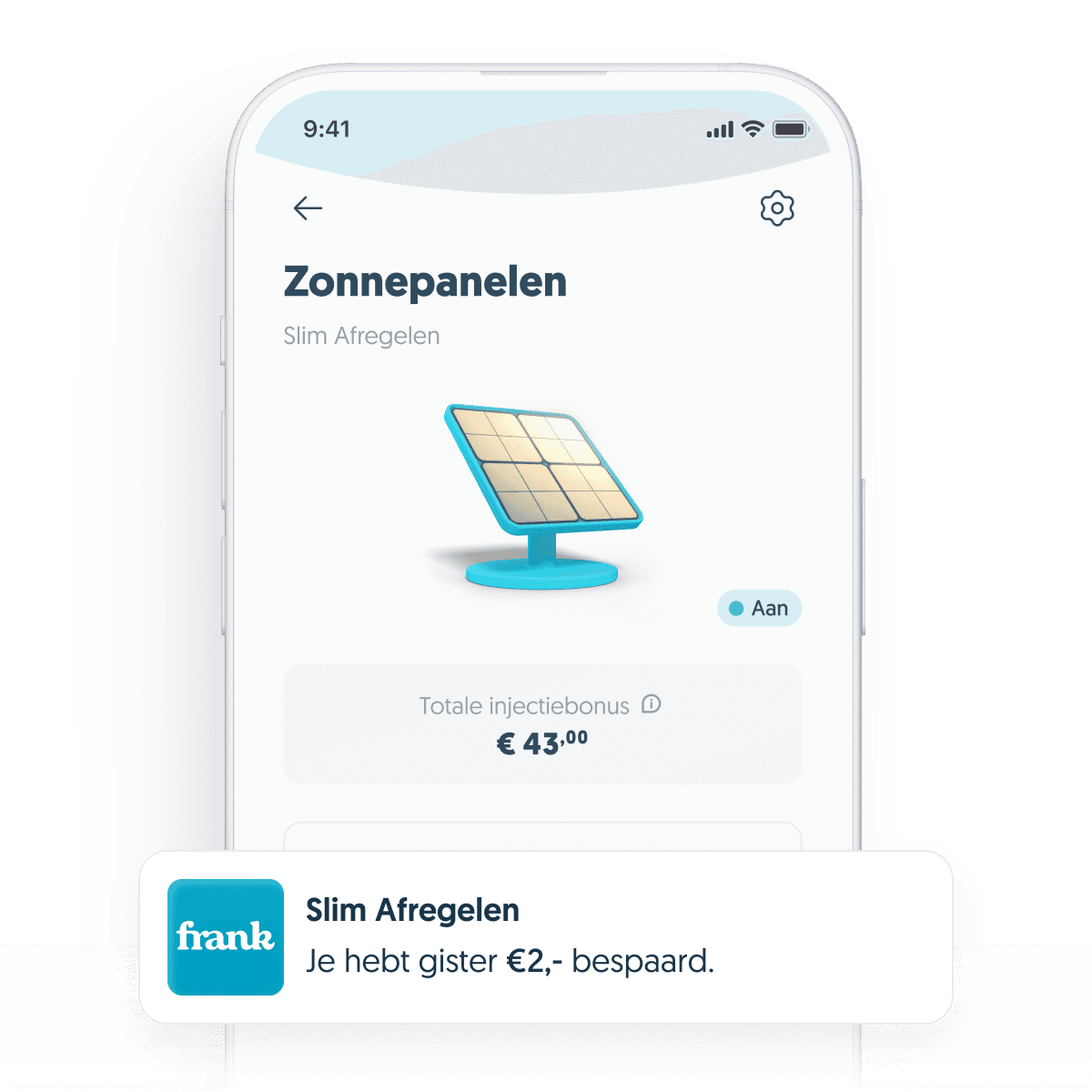 Besparingen in de app